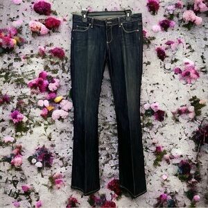 PAIGE DENIM 31 Laurel Canyon Bootcut Jeans Dark Wash
